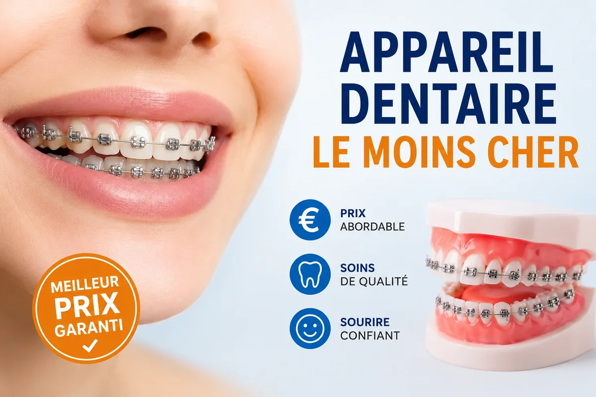 Appareil dentaire le moins cher : comment obtenir un sourire aligné à petit prix ? 5 appareil dentaire le moins cher