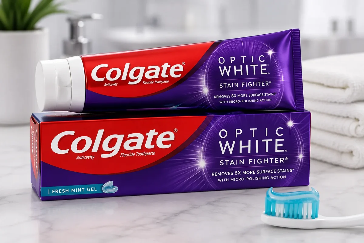 Colgate Optic Whitening Toothpaste 5 colgate optic whitening toothpaste