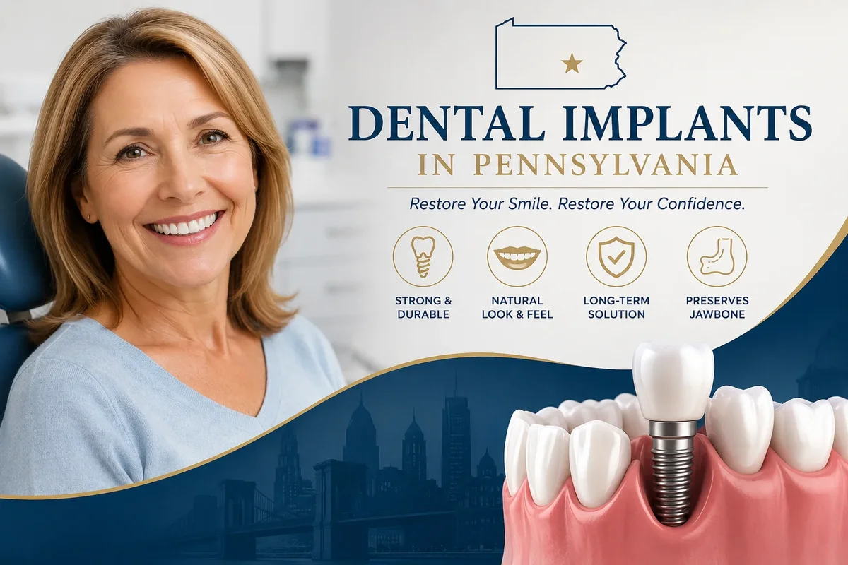 Dental Implants in Pennsylvania: Complete Patient Guide 5 dental implants in pennsylvania