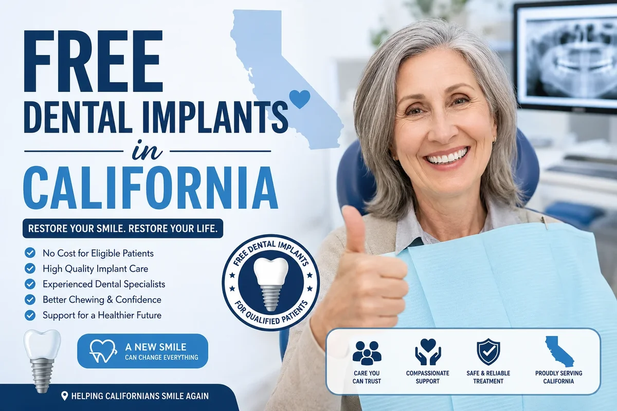 Free Dental Implants in California: Everything Patients Need to Know 5 free dental implants in california