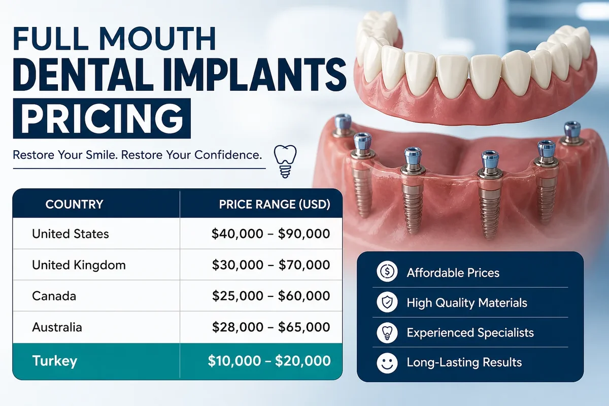 Full Mouth Dental Implants Pricing Explained in Detail 5 full mouth dental implants pricing