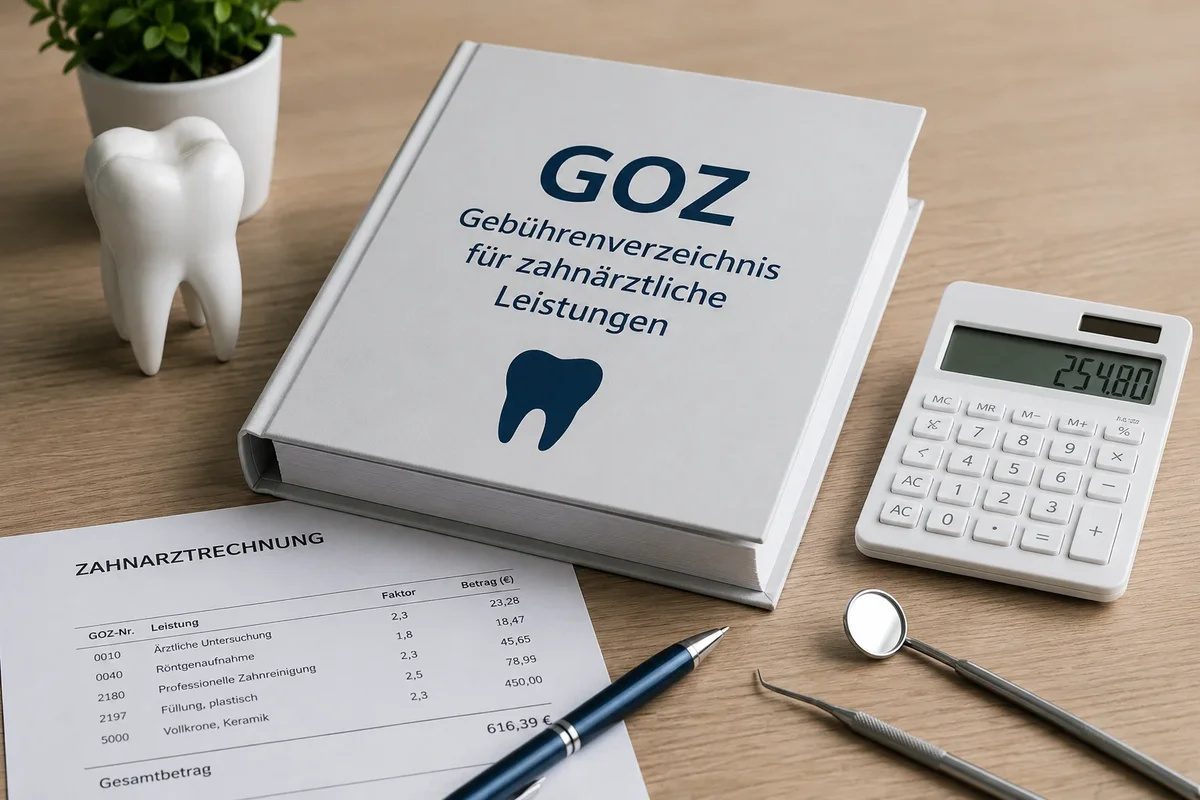 GOZ Gebührenverzeichnis für zahnärztliche Leistungen verstehen 5 goz gebührenverzeichnis für zahnärztliche leistungen