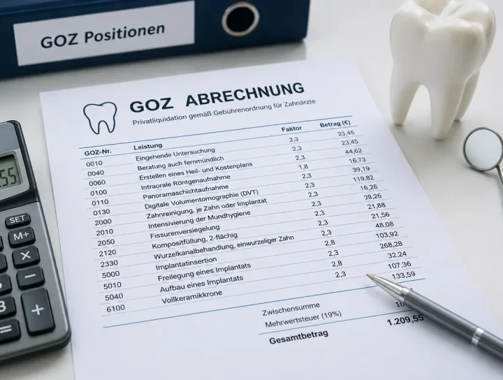 GOZ Positionen Zahnarzt einfach erklärt 16 goz positionen zahnarzt