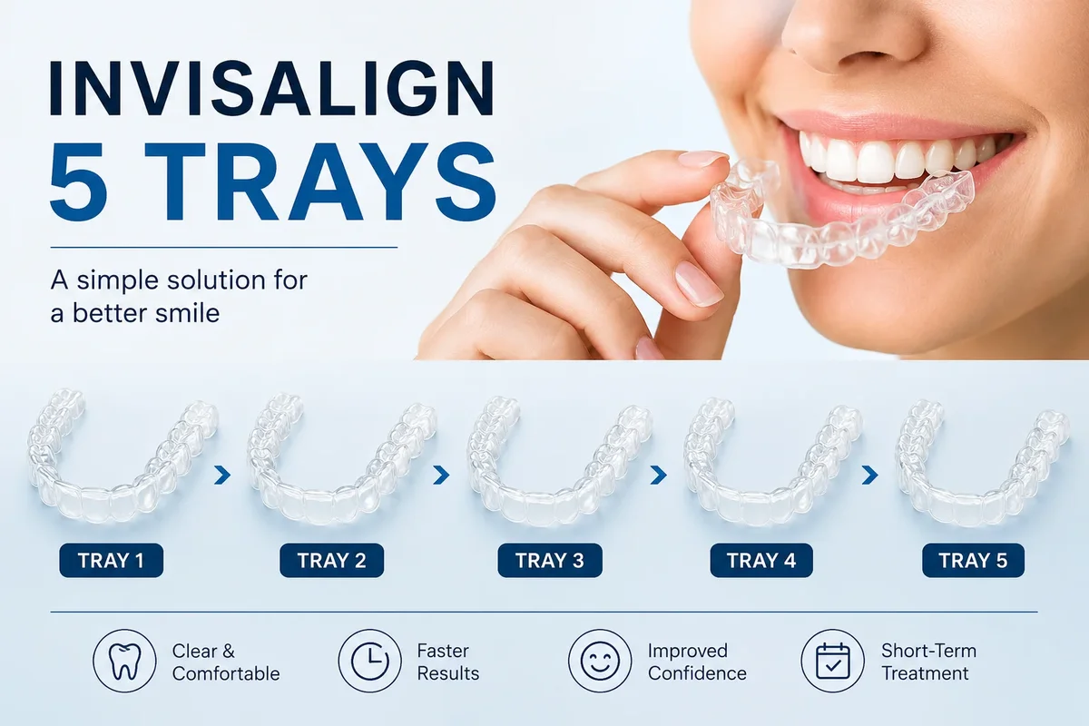 Invisalign 5 Trays: Complete Guide for Mild Teeth Alignment 5 invisalign 5 trays
