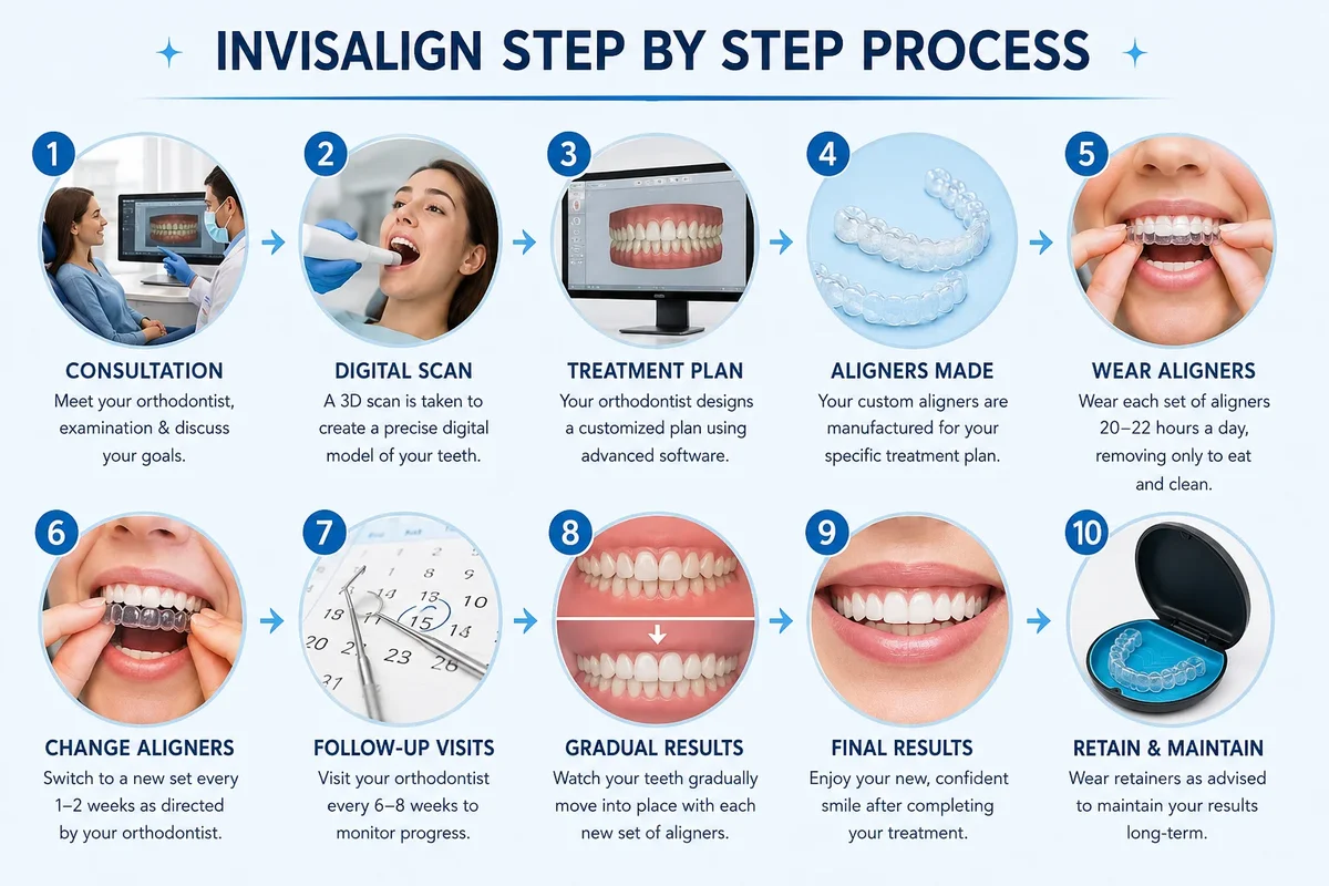 Invisalign Step by Step Process 5 invisalign step by step process
