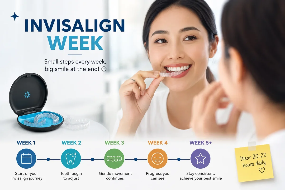 Invisalign Week Guide for First-Time Patients 5 invisalign week