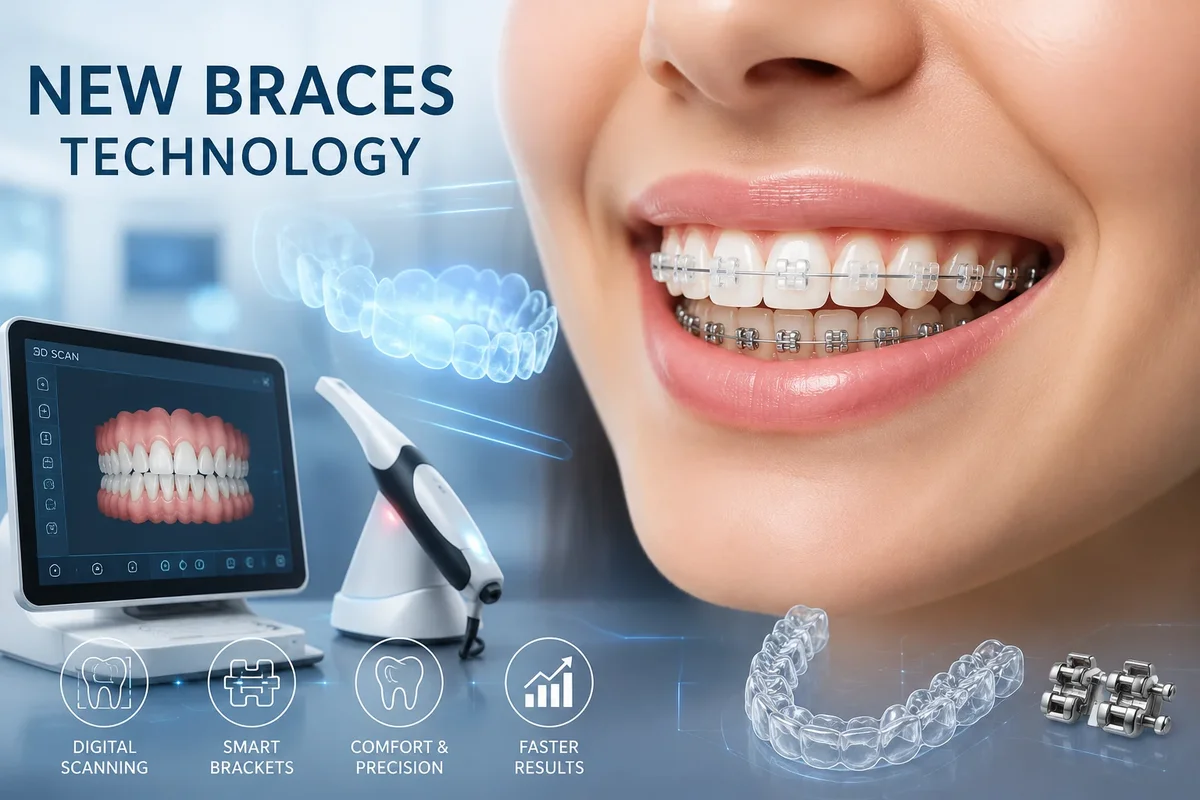 New Braces Technology: Modern Orthodontic Solutions for Better Smiles 5 new braces technology