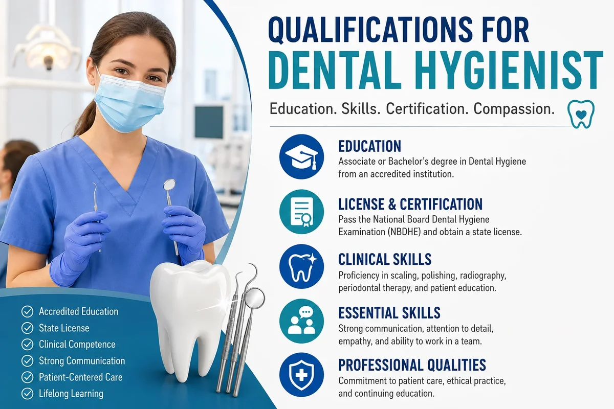 Qualifications for Dental Hygienist: Complete Career Guide 5 qualifications for dental hygienist