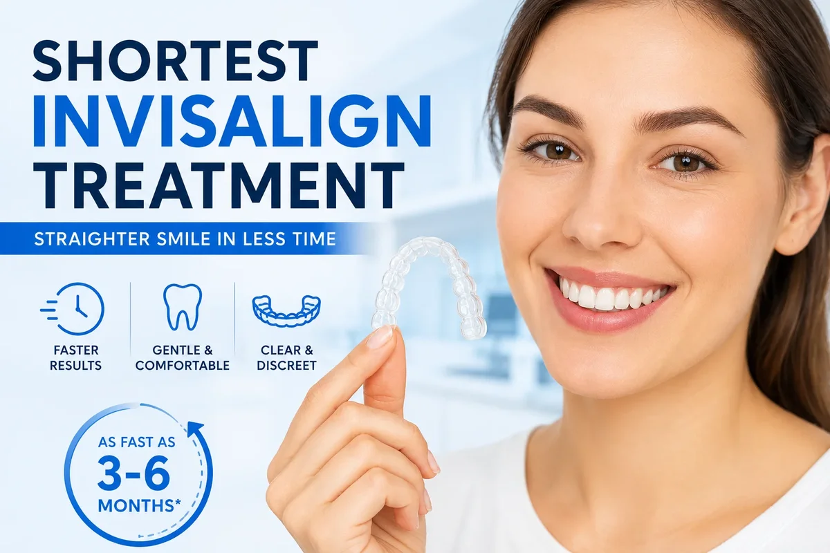 Shortest Invisalign Treatment Options for Faster Results 5 shortest invisalign treatment