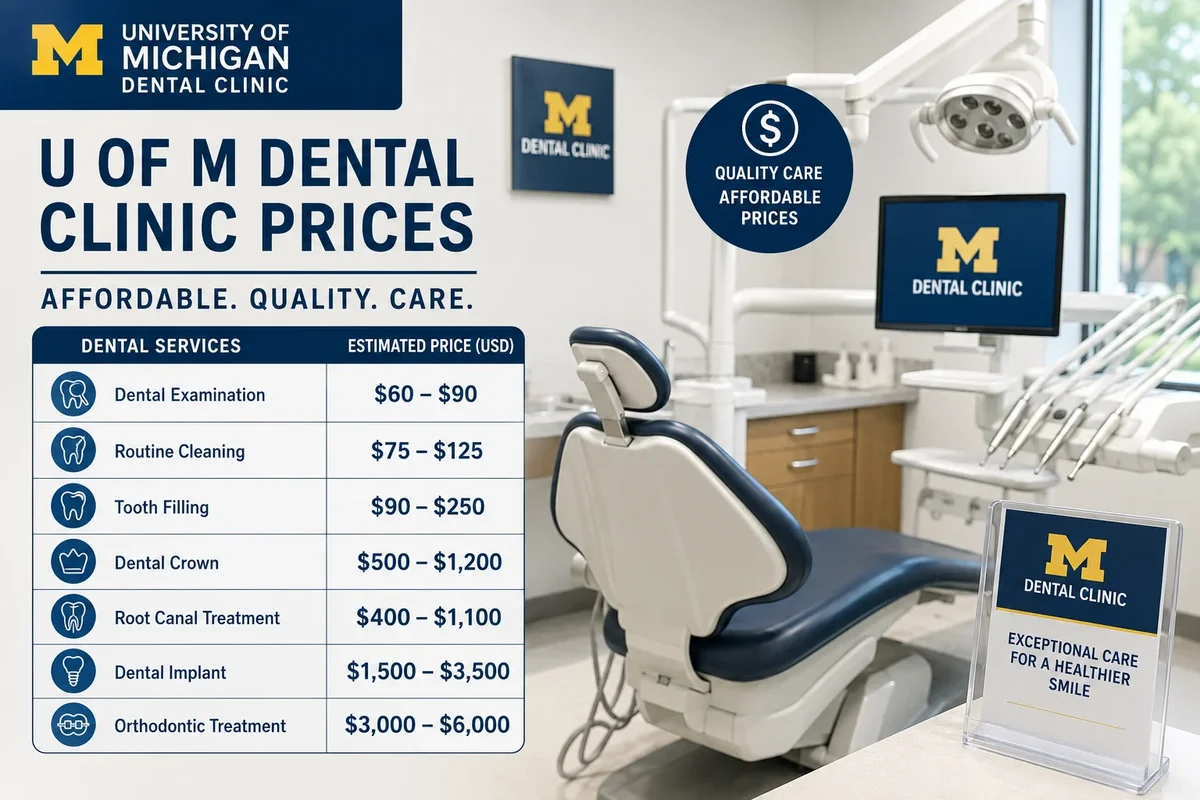 U of M Dental Clinic Prices 5 u of m dental clinic prices