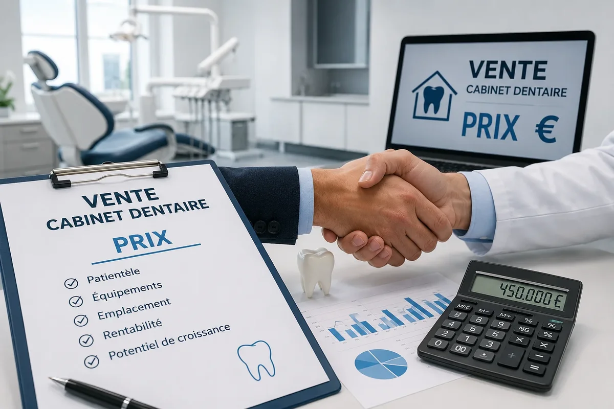 Vente cabinet dentaire prix : tout comprendre avant de vendre son activité 5 vente cabinet dentaire prix
