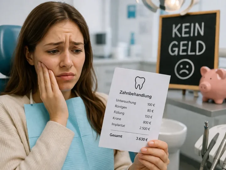 zahnarzt kein geld