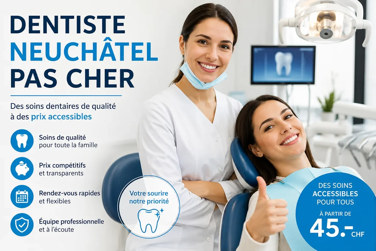 Dentiste Neuchâtel Pas Cher : Comment Trouver des Soins Dentaires Accessibles Sans Compromettre la Qualité ? 5 dentiste neuchâtel pas cher