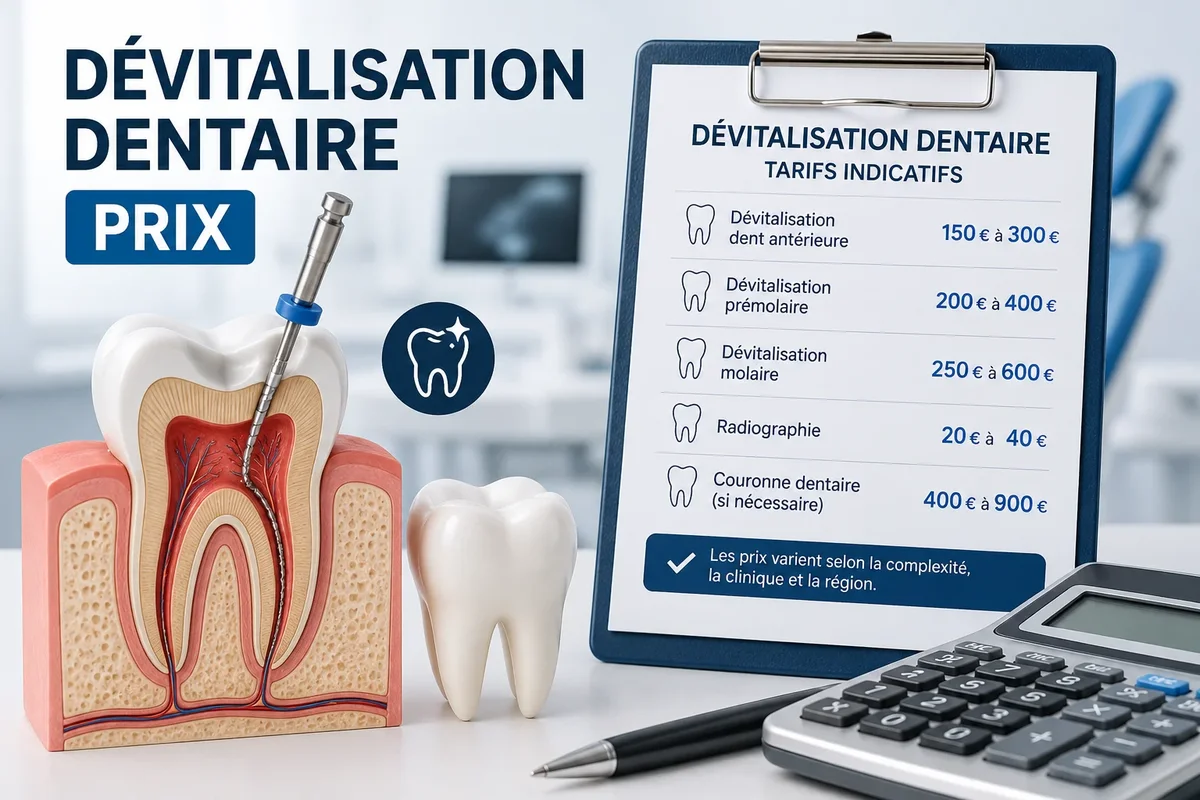 Dévitalisation dentaire prix : ce qu’il faut savoir avant de prendre une décision 5 dévitalisation dentaire prix