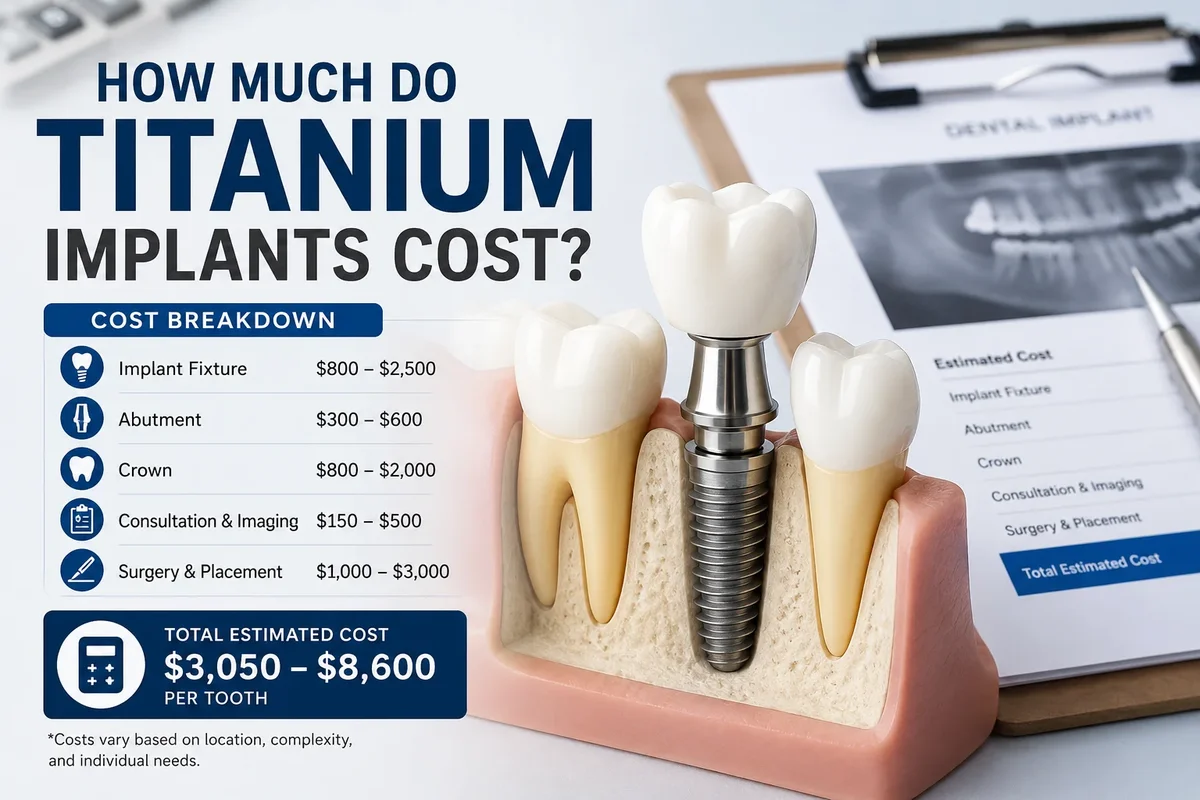 How Much Do Titanium Implants Cost? 5 how much do titanium implants cost