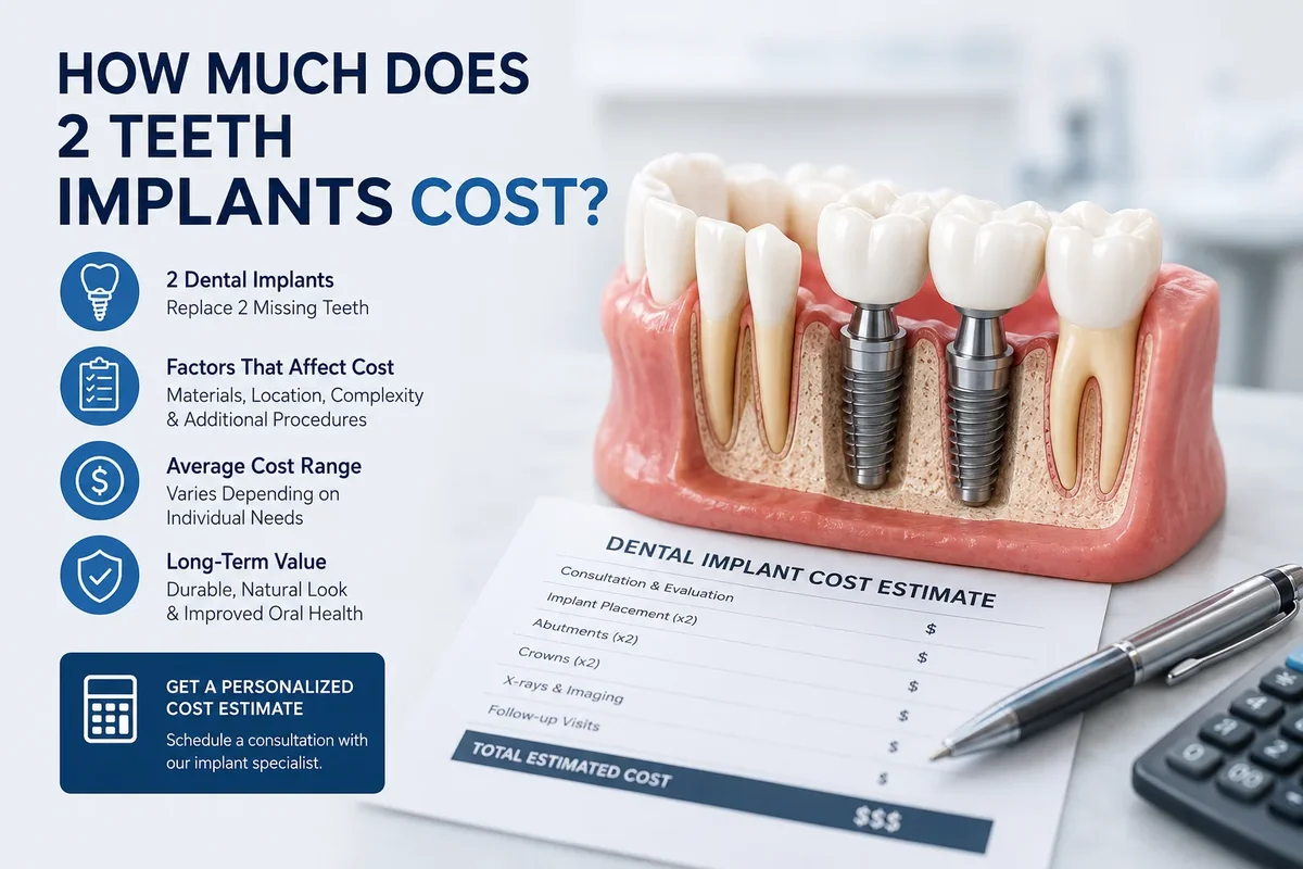 How Much Does 2 Teeth Implants Cost? 5 how much does 2 teeth implants cost