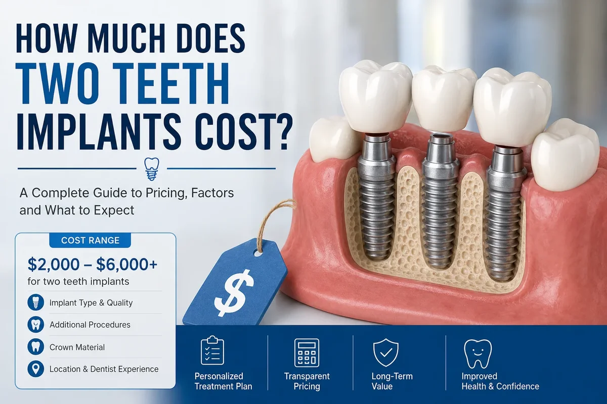How Much Does Two Teeth Implants Cost? Complete Cost Guide