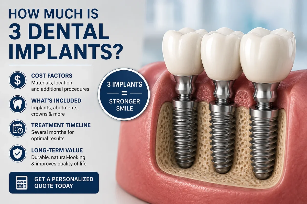 How Much Is 3 Dental Implants? A Complete Patient Guide 5 how much is 3 dental implants