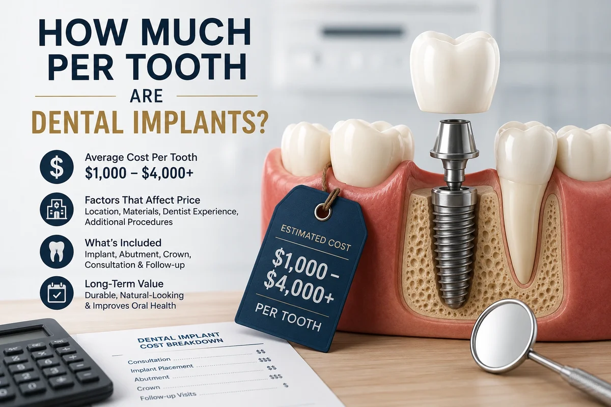 How Much Per Tooth Are Dental Implants? 5 how much per tooth are dental implants