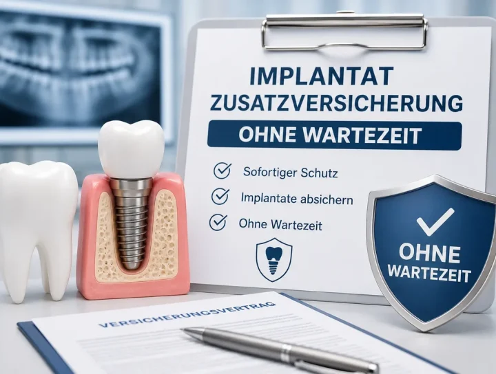 implantat zusatzversicherung ohne wartezeit