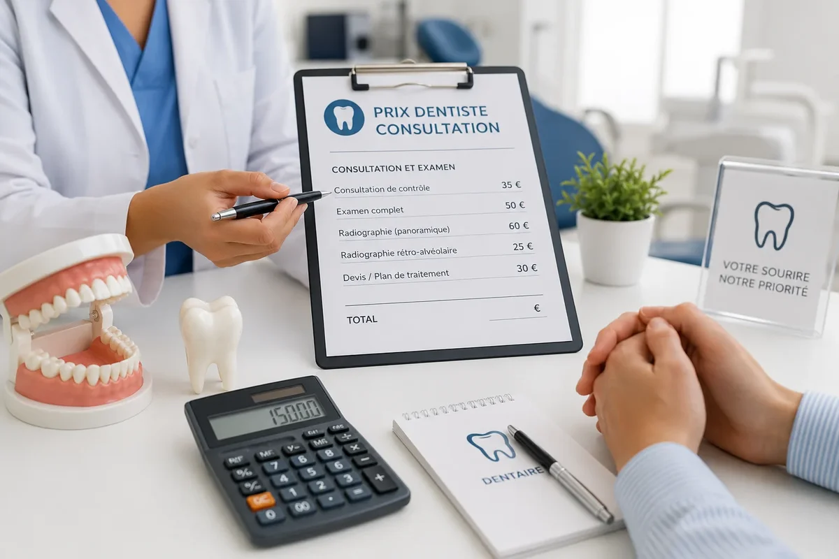 Prix dentiste consultation : ce qu’il faut savoir avant de prendre rendez-vous 5 prix dentiste consultation