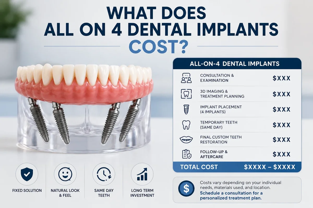 What Does All on 4 Dental Implants Cost 5 what does all on 4 dental implants cost