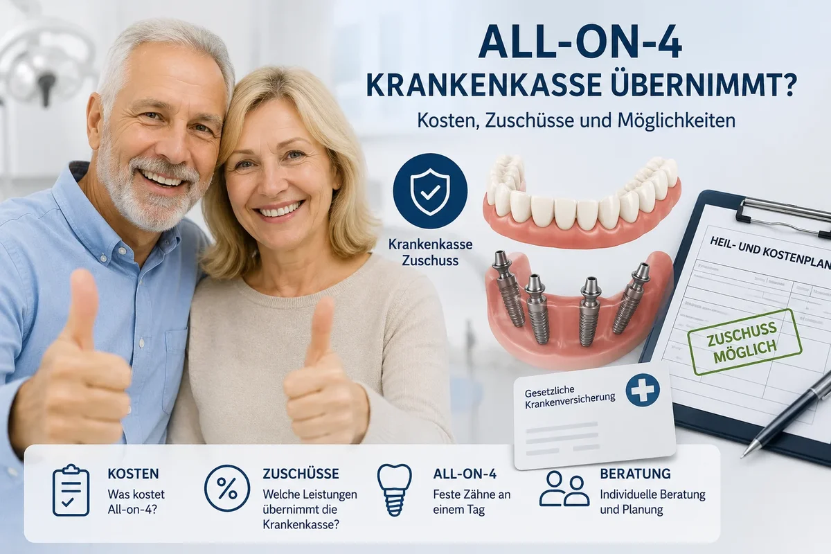 All-on-4 Krankenkasse übernimmt? Was Sie wirklich wissen sollten 5 all on 4 krankenkasse übernimmt