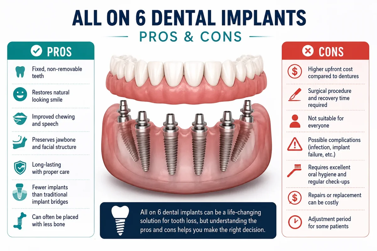 All on 6 Dental Implants Pros and Cons 5 all on 6 dental implants pros and cons