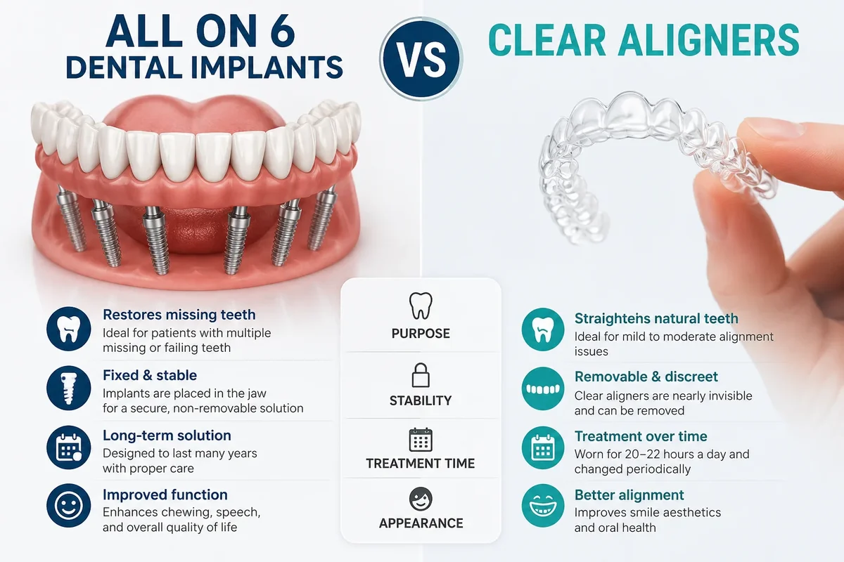 All on 6 Dental Implants vs Clear Aligners 5 all on 6 dental implants vs clear aligners