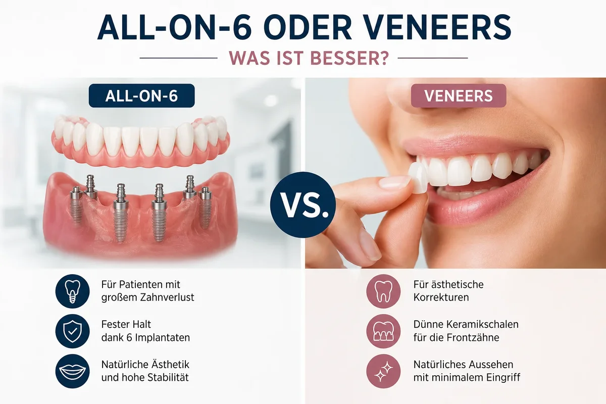 All-on-6 oder Veneers – Was ist besser? 5 all on 6 oder veneers was ist besser