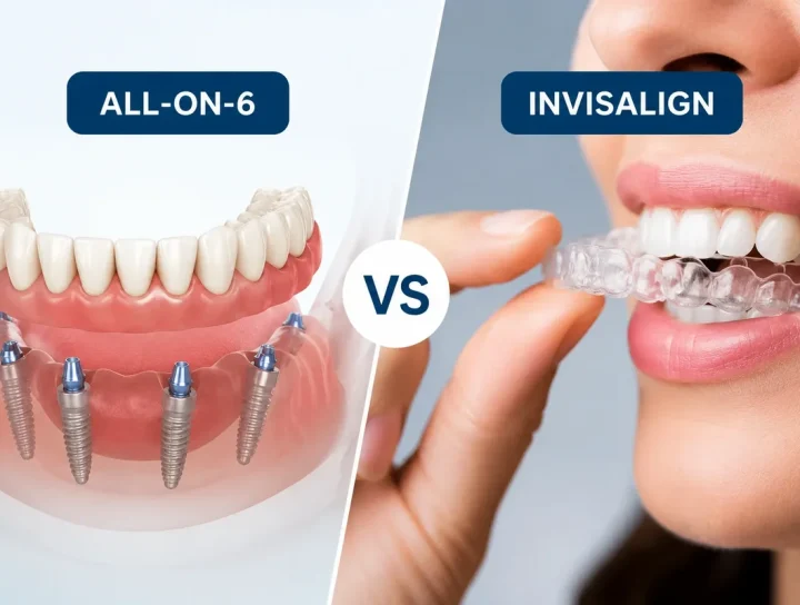 all on 6 vs invisalign
