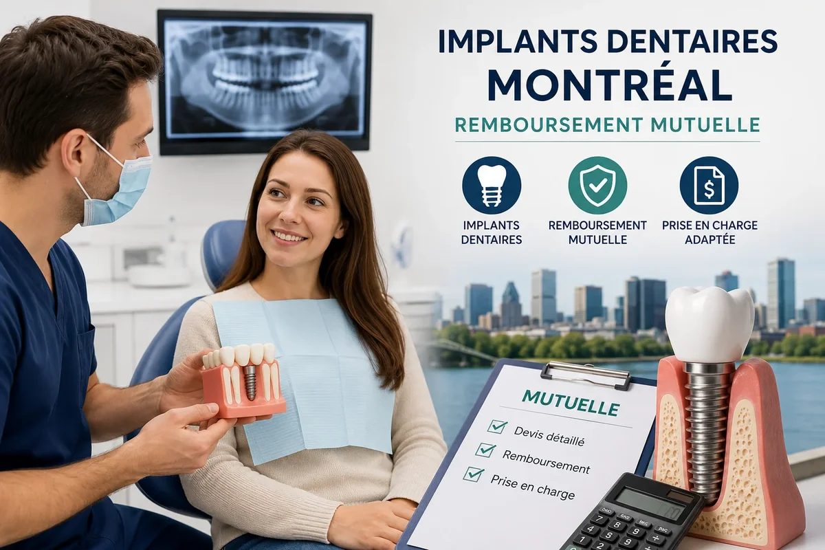 Implants dentaires Montréal remboursement mutuelle : ce qu’il faut savoir avant de prendre une décision 5 implants dentaires montréal remboursement mutuelle