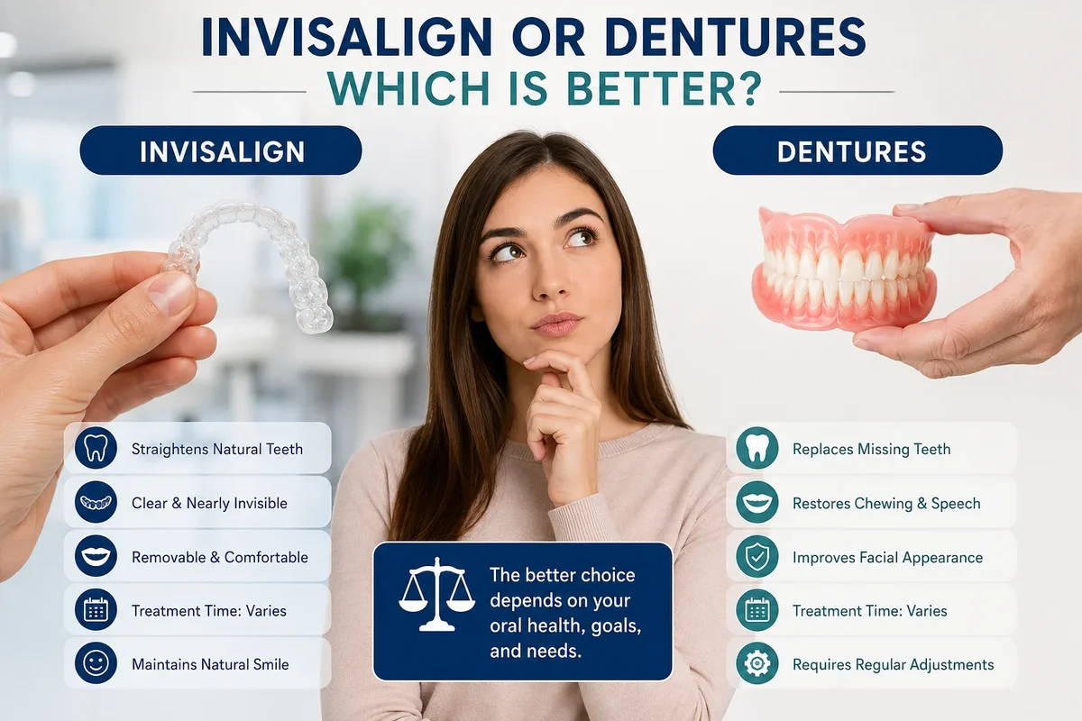 Invisalign or Dentures Which Is Better? 5 invisalign or dentures which is better