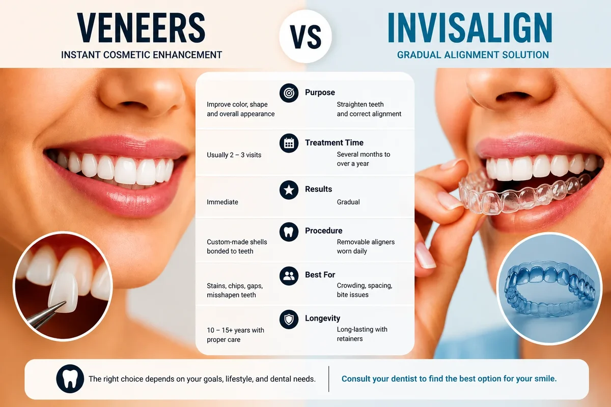 Veneers vs Invisalign: Which Treatment Is Right for Your Smile? 5 veneers vs invisalign