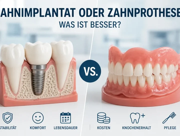zahnimplantat oder zahnprothese was ist besser