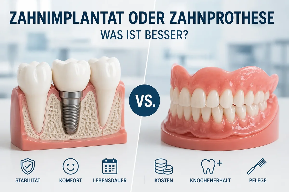 Zahnimplantat oder Zahnprothese – Was ist besser? 5 zahnimplantat oder zahnprothese was ist besser
