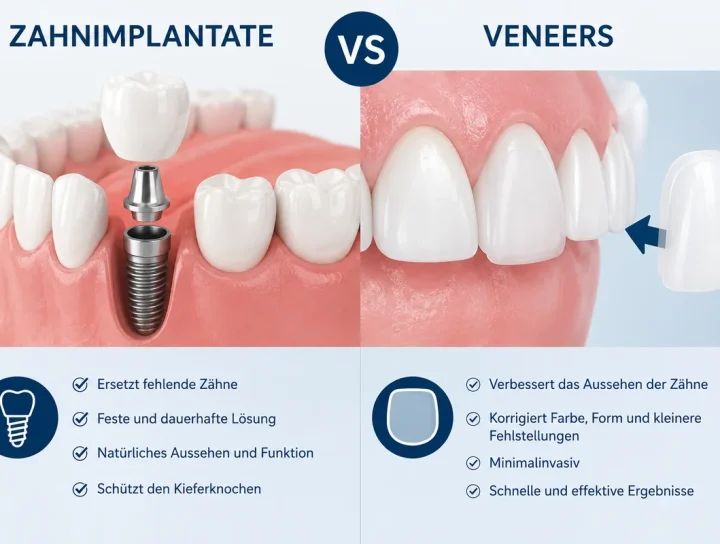 Zahnimplantate oder Verblendschalen: Was ist die bessere Wahl? 8 zahnimplantate vs veneers