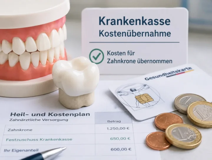 zahnkrone krankenkasse übernimmt kosten