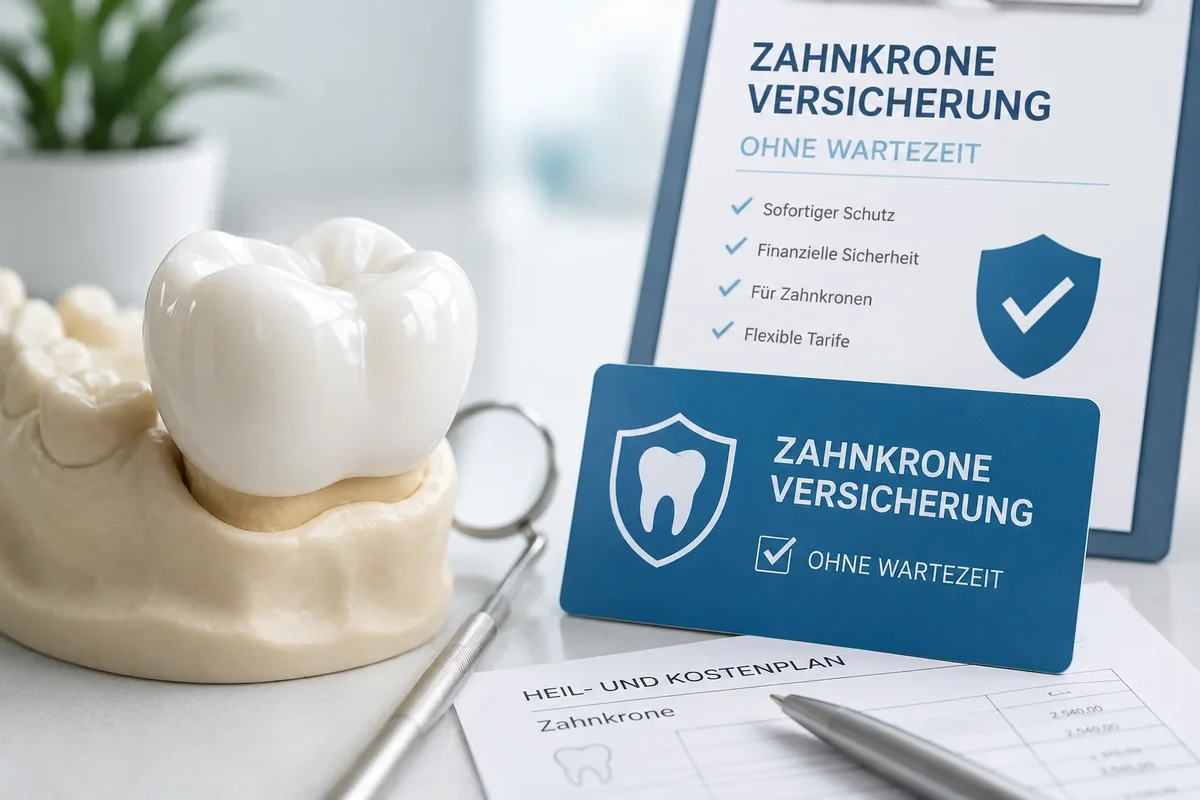 Zahnkrone Versicherung ohne Wartezeit: Der vollständige Entscheidungsleitfaden 5 zahnkrone versicherung ohne wartezeit